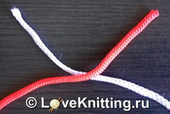 Как соединять пряжу в вязании (прямой узел) - Как соединять пряжу в вязании (прямой узел) - Как соединять пряжу в вязании (прямой узел) - Как соединять пряжу в вязании (прямой узел)